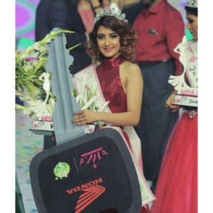 Abha Ranta as Miss Navi Mumbai 2018