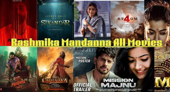 Rashmika Mandanna Movies List