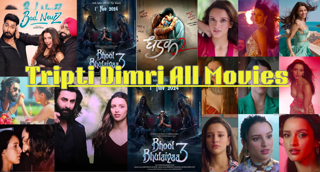 Tripti Dimri New Movies List