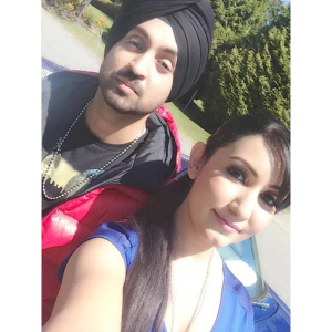 Diljit Dosanjh and Wife