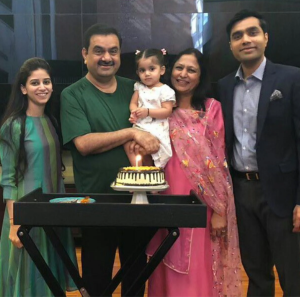 Karan Adani Family Photo