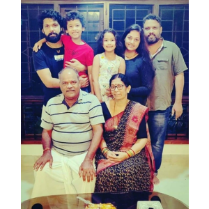 Rakshit Shetty Family Photo