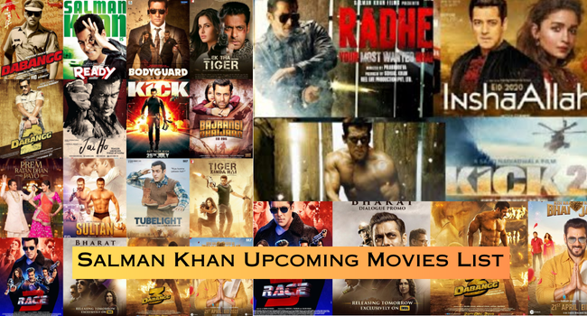 Salman Khan Upcoming Movies List