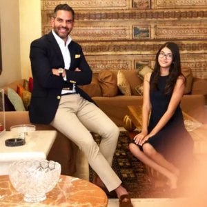 Samaira Kapoor With Her Father