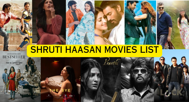 Shruti Haasan Movies List