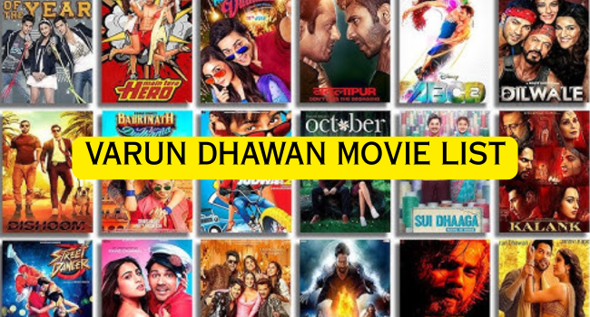 Varun Dhawan Upcoming Movies List