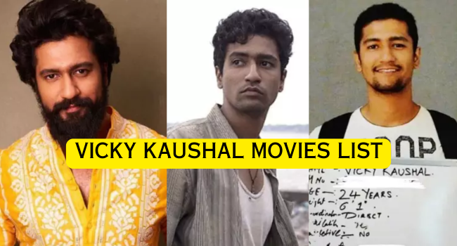 Vicky Kaushal Movies Name